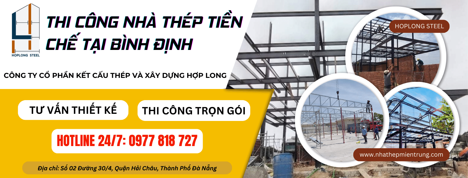 Báo giá thi công nhà thép tiền chế tại Bình Định