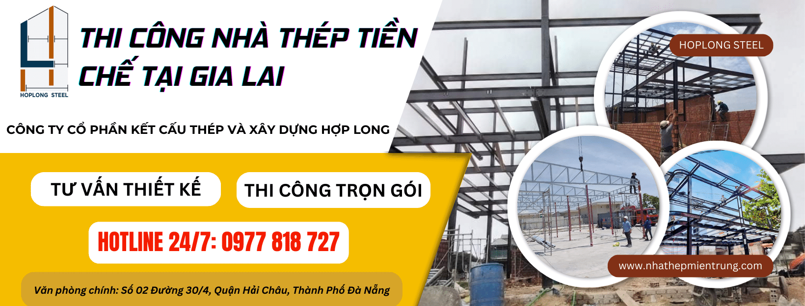 Báo giá thi công nhà thép tiền chế tại Gia Lai