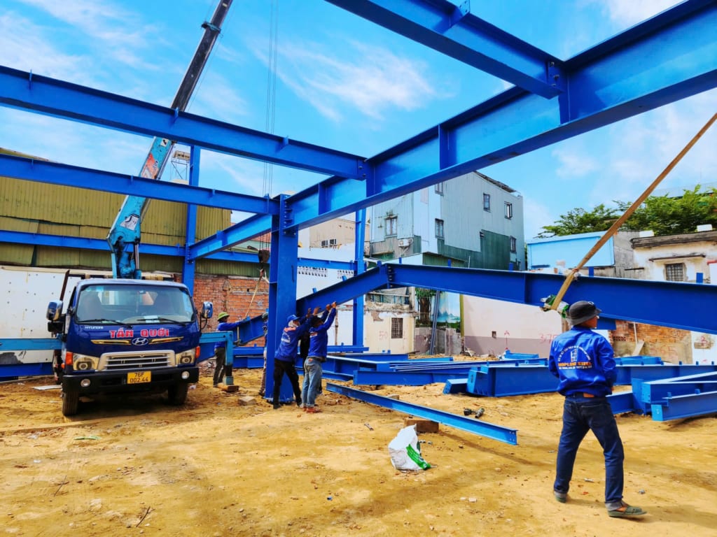 Thi công nhà thép Đà Nẵng Hợp Long Steel